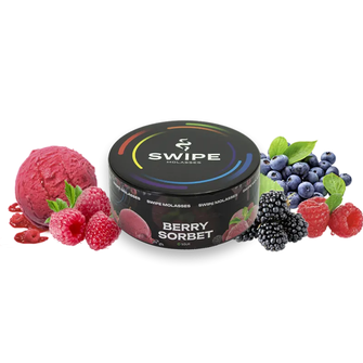Безнікотинова суміш Swipe Berry Sorbet (Морозиво Ягоди) 100г