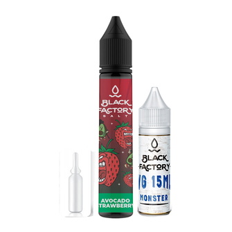 Набор Black Factory Salt Avocado Strawberry (Авокадо Клубника) 30 мл 50 мг
