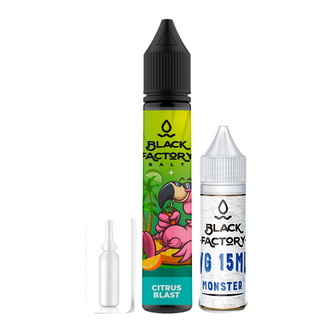 Набір Black Factory Salt Citrus Blast (Апельсин Мандарин) 30 мл 50 мг