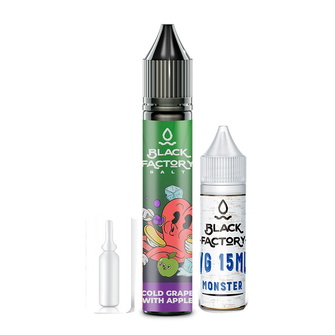 Набор Black Factory Salt Cold Apple with Grape (Холодное яблоко Виноград) 30 мл 50 мг