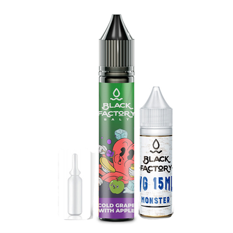 Набор Black Factory Salt Cold Apple with Grape (Холодное яблоко Виноград) 30 мл 65 мг