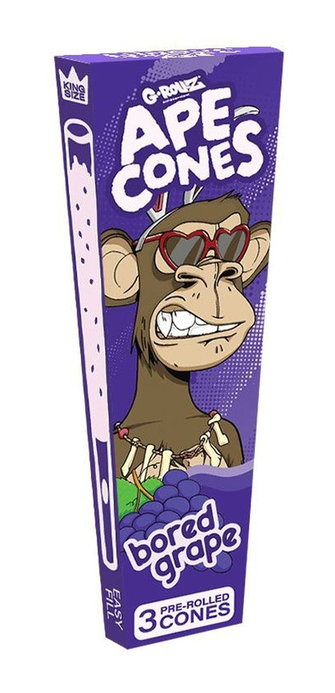 Бланти G-Rollz Ape Cones Bored Grape (Виноград) 3 шт