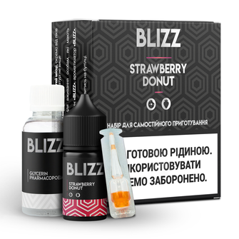 Набір Blizz Strawberry Donut (Полуничний пончик) 30 мл 25 мг