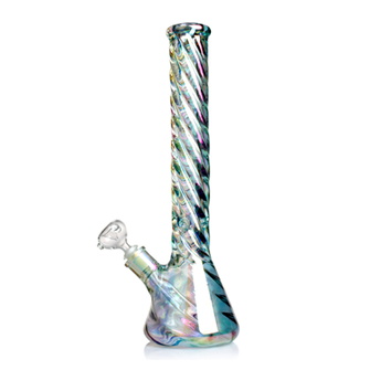 Бонг стеклянный Holographic Rainbow (Разноцветный) 40 см Бонг стеклянный Holographic Rainbow (Разноцветный) 40 см