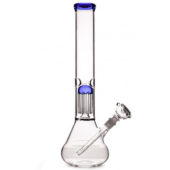 Бонг скляний Mistiq Clear Blue (Прозоро-синій) 40см