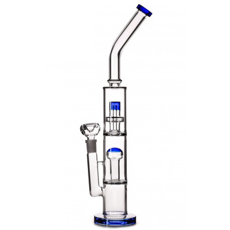 Бонг скляний Mistiq Clear Blue (Прозоро-синій) 48см