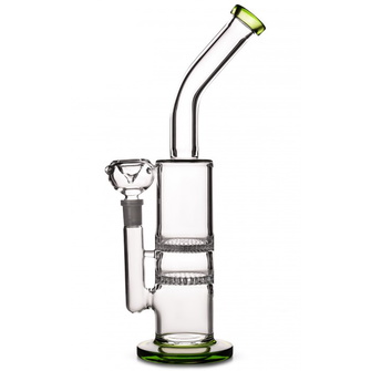 Бонг скляний Mistiq Clear Yellow (Прозоро-жовтий)