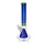 Бонг скляний Sandblasted Triangle Blue (Синій)