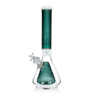 Бонг стеклянный Sandblasted Triangle Green (Зеленый)