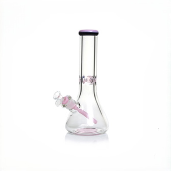 Бонг скляний Srong Beaker Color Pink (Рожевий) 30 см