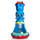Бонг скляний 3-D Frankie Monster Glow Blue (Синій)