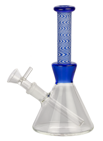 Бонг скляний Amsterdam Limited Edition Mixed Bubbler Blue (Синій)