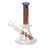 Бонг стеклянный Amsterdam Limited Edition Mixed Bubbler Red White (Красно-белый)