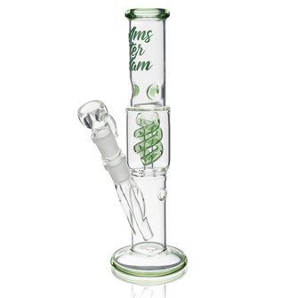 Бонг скляний Amsterdam Spiro Green (Зелений)