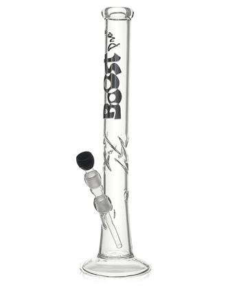Бонг скляний Boost Pro Clear Black (Прозоро-чорний)