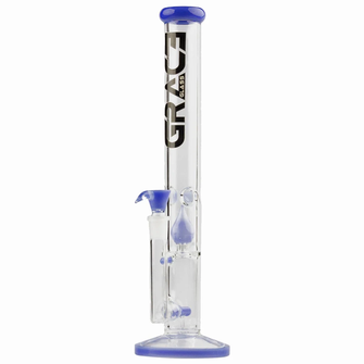 Бонг скляний Grace Glass Limited Edition Straight Blue Clear (Прозоро-синій)
