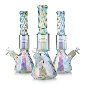 Бонг скляний Holographic Rainbow Perc (Райдужний) Бонг скляний Holographic Rainbow Perc (Райдужний)
