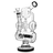 Бонг скляний Mania Recycler Black (Чорний)
