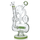 Бонг скляний Mania Recycler Green (Зелений)