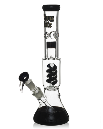 Бонг скляний Thug Life OG Series V2 Black Clear (Прозоро-чорний)