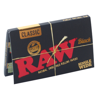 Папір для самокруток RAW Classic Black Single Wide
