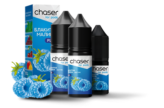 Жидкость Chaser 10 мл 60 мг со вкусом Голубой Малины Лёд (Blue Raspberry Ice)