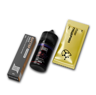 Набір Chaser Black Blackcurrant Rose (Чорна смородина Троянда) 30 мл 65 мг