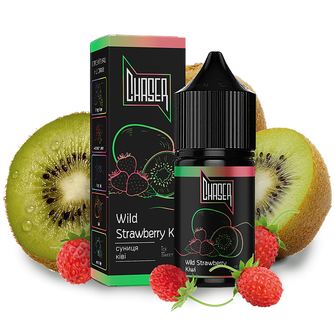 Рідина Chaser Black Salt 30 мл 50 мг зі смаком Ківі та Дикої Полуниці (Kiwi Wild Strawberry)