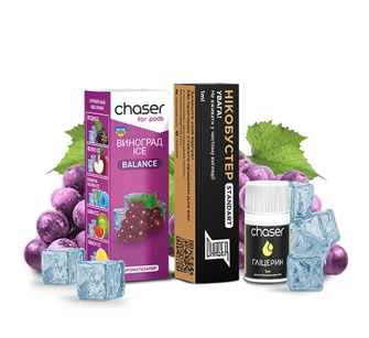 Набор Chaser For Pods Ice 30 мл 50 мг Grape (Виноград)