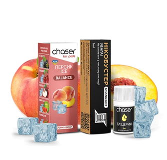 Набор Chaser For Pods Ice 30 мл 50 мг Peach (Персик)