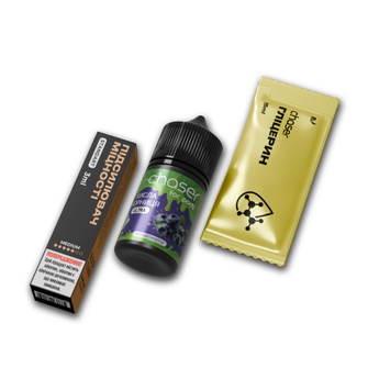 Набор Chaser For Pods Sour Blueberry (Кислая черника) 30 мл 65 мг Набор Chaser For Pods Sour Blueberry (Кислая черника) 30 мл 65 мг