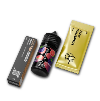 Набор Chaser Lux Blackberry Pink Guava (Ежевика Розовая Гуава) 30 мл 65 мг