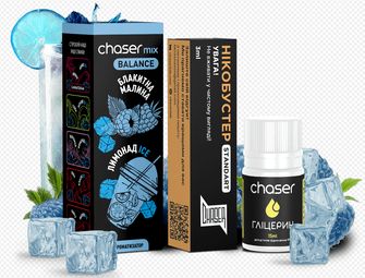 Набор Chaser Mix Ice 30 мл 50 мг Blue Raspberries (Голубая малина)