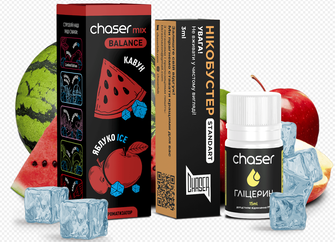 Набір Chaser Mix Ice 30 мл 50 мг Watermelon Аpple (Кавун яблуко)