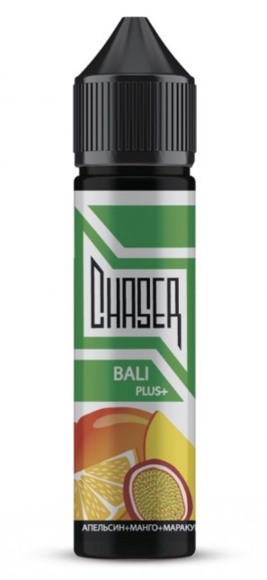 Рідина Chaser Silver Органіка 60 мл 0 мг зі смаком Манго, Апельсина і Маракуї з льодом (Bali Triple Shot)