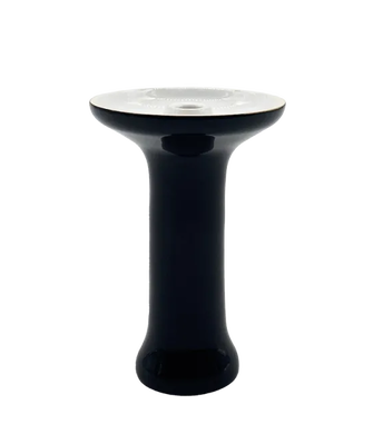 Чаша глиняна 2x2 Hookah Medium Chaos White (Графітно-чорний Білий)