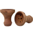 Чаша глиняна 2x2 Hookah Etalon Brown (Коричневий)