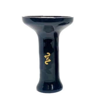 Чаша глиняна 2x2 Hookah Medium Black Glass (Чорний глянець)