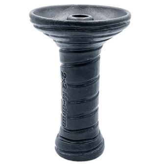 Чаша глиняна 2x2 Hookah Spiral Phunnel Black (Чорний)
