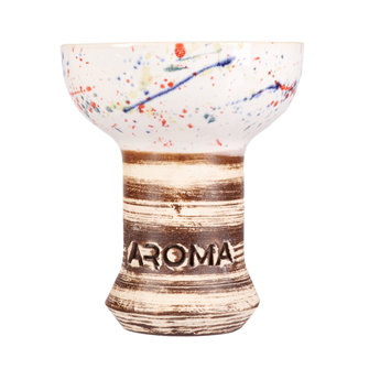 Чаша глиняная Aroma Zulu Glaze White Red (Бело-красная)