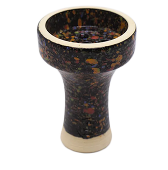 Чаша глиняна GrynBowls Killer White Black Rainbow (Різнокольорово-чорний)