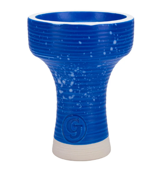 Чаша глиняна GrynBowls Killer White Blue (Блакитно-білий)
