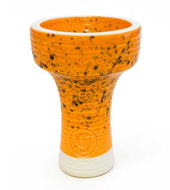Чаша глиняна GrynBowls Killer White Orange (Помаранчево-білий)