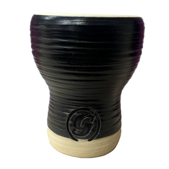 Чаша глиняна GrynBowls Turka Mummy White Black (Коричнево-білий)