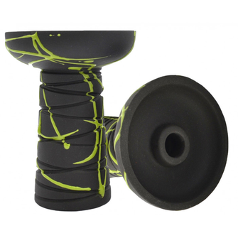 Чаша глиняна Gusto Bowls Cl Phunnel Black Glaze Green (Зелений)