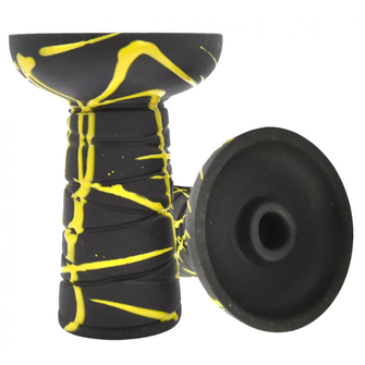Чаша глиняна Gusto Bowls Cl Phunnel Black Glaze Yellow (Жовтий)