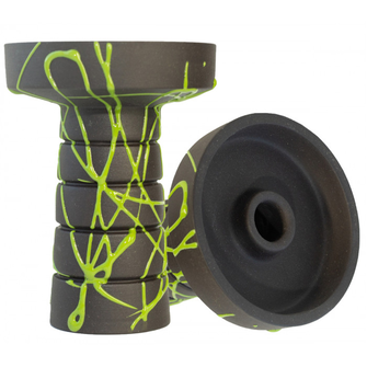 Чаша глиняна Gusto Bowls Harmony Black Glaze Green (Зелений)