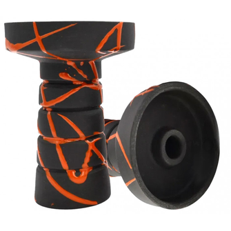 Чаша глиняна Gusto Bowls Harmony Black Glaze Orange (Помаранчевий)