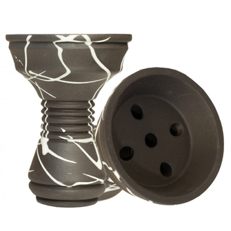 Чаша глиняна Gusto Bowls Killa Bowls Black Glaze White (Білий)