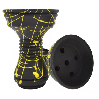 Чаша глиняна Gusto Bowls Killa Bowls Black Glaze Yellow (Жовтий)